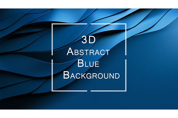 3D Abstract Blue Background: Elevating Your Visual Projects