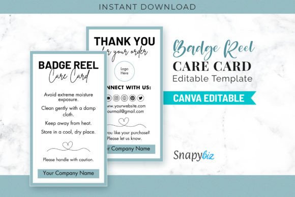 Badge Reel Care Card Editable Template: A Practical Guide for Brand Consistency