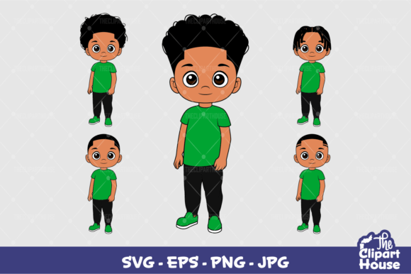 Black Boy Casual 2: A Versatile Design for Every Creative Project