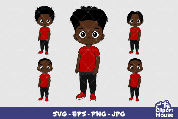 Black Boy Casual 3: A Versatile Design for Cutting Machines