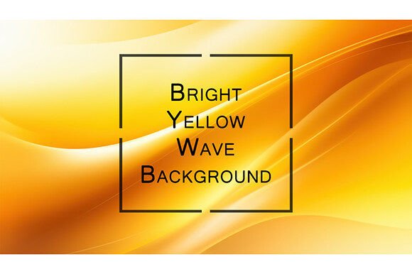 Bright Yellow Wave Background: A Strategic Choice for High-Impact Visuals