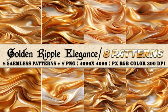 Golden Ripple Elegance 8 Patterns: The Ultimate Toolkit for Modern Designers