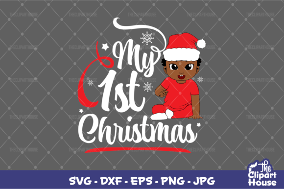 My 1st Christmas Boy: A Festive Design for Makers and Creators
