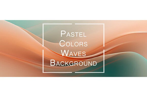 Pastel Colors Waves Background: A Versatile Asset for Modern Design