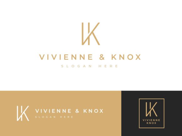 Why the Luxury Alphabet VK Company Logo Template Fits Modern Minimalist Branding